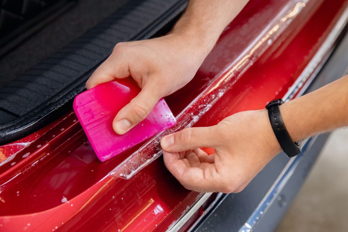 HOHOFILM Film de protection de peinture PPF pour voiture, film en vinyle auto-réparateur brillant transparent, adhésif, rouleau de 1,83 m x 2,99 m